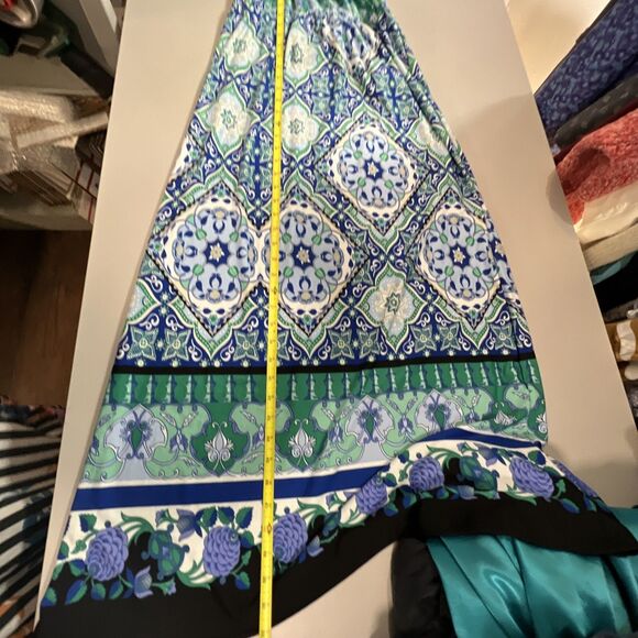 Lapogee dress Women’s Size M Floral Off The Shoulder Ruffle Maxi Sun Dress - Picture 11 of 12